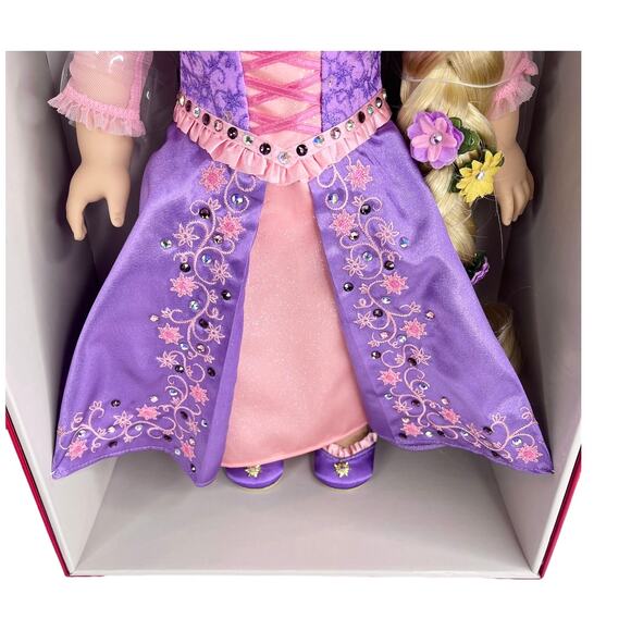 NEW American Girl Disney PRINCESS RAPUNZEL DOLL + Swarovski Limited Edition Box! - Picture 6 of 16